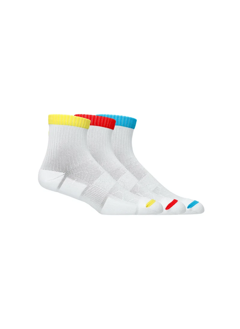 asics – asics 3 Pack Quarter Socks for Men | Best Price UAE