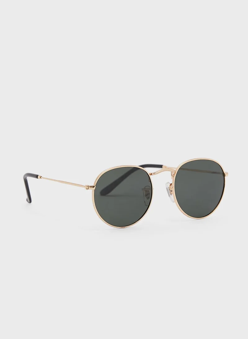 Robert Wood – Robert Wood Polarized Round Sunglasses for Men | Best Price UAE
