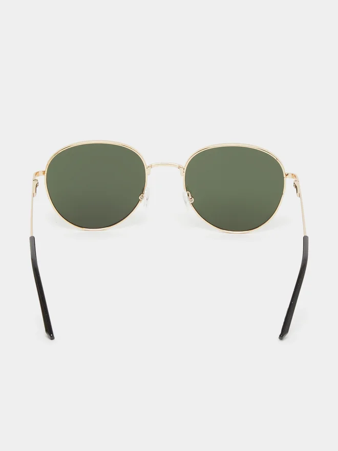 Styli – Styli Styli Green Round Sunglasses with Nose Pads for Men | Best Price UAE