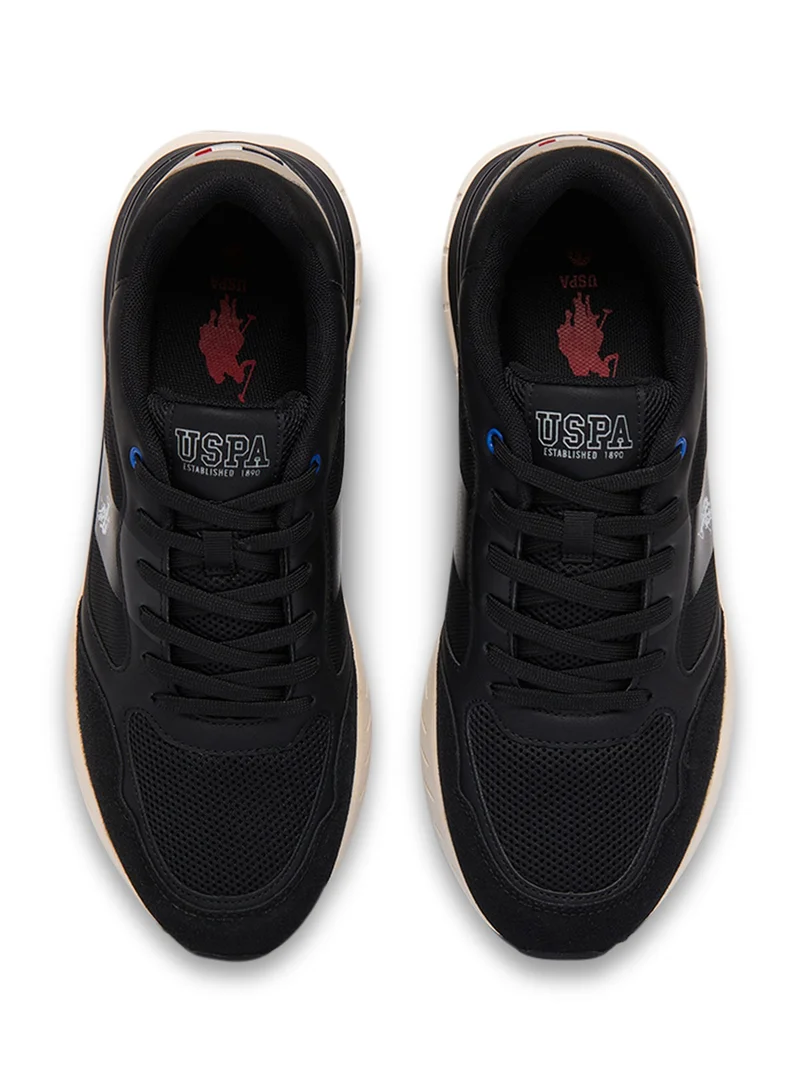 U.S. Polo Assn. – U.S. Polo Assn. Black Men’s Black Low-Top Limited Edition Sneakers – Timeless Style, Feather-Light Feel, Walk the Talk! for Men | Best Price UAE