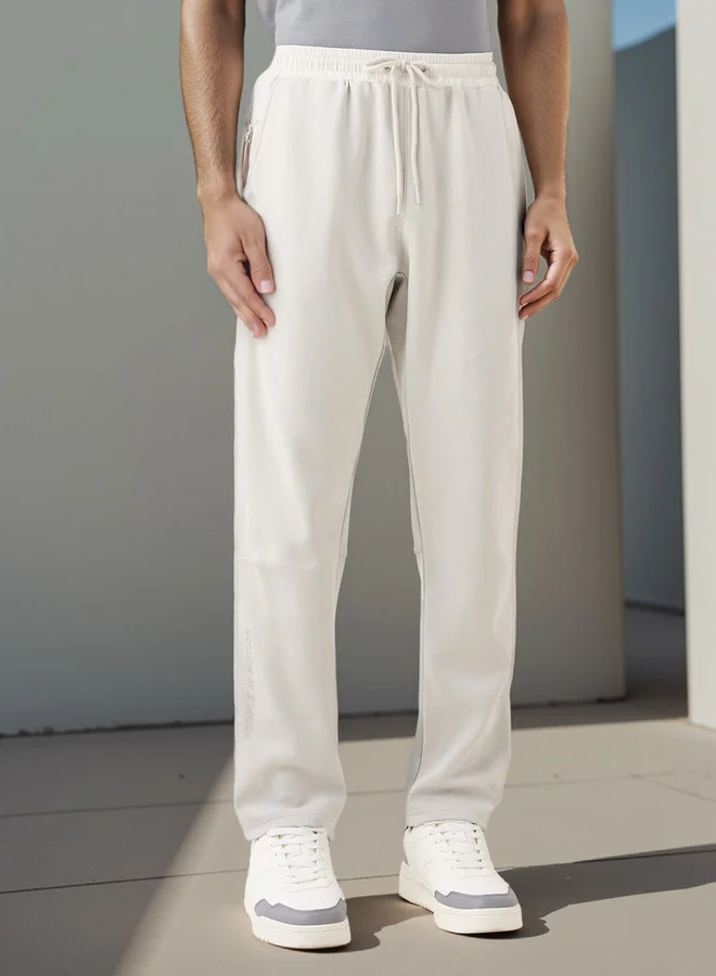 Kappa – Kappa Kappa Logo Detail Pants with Drawstring Closure and Pockets for Men | Best Price UAE