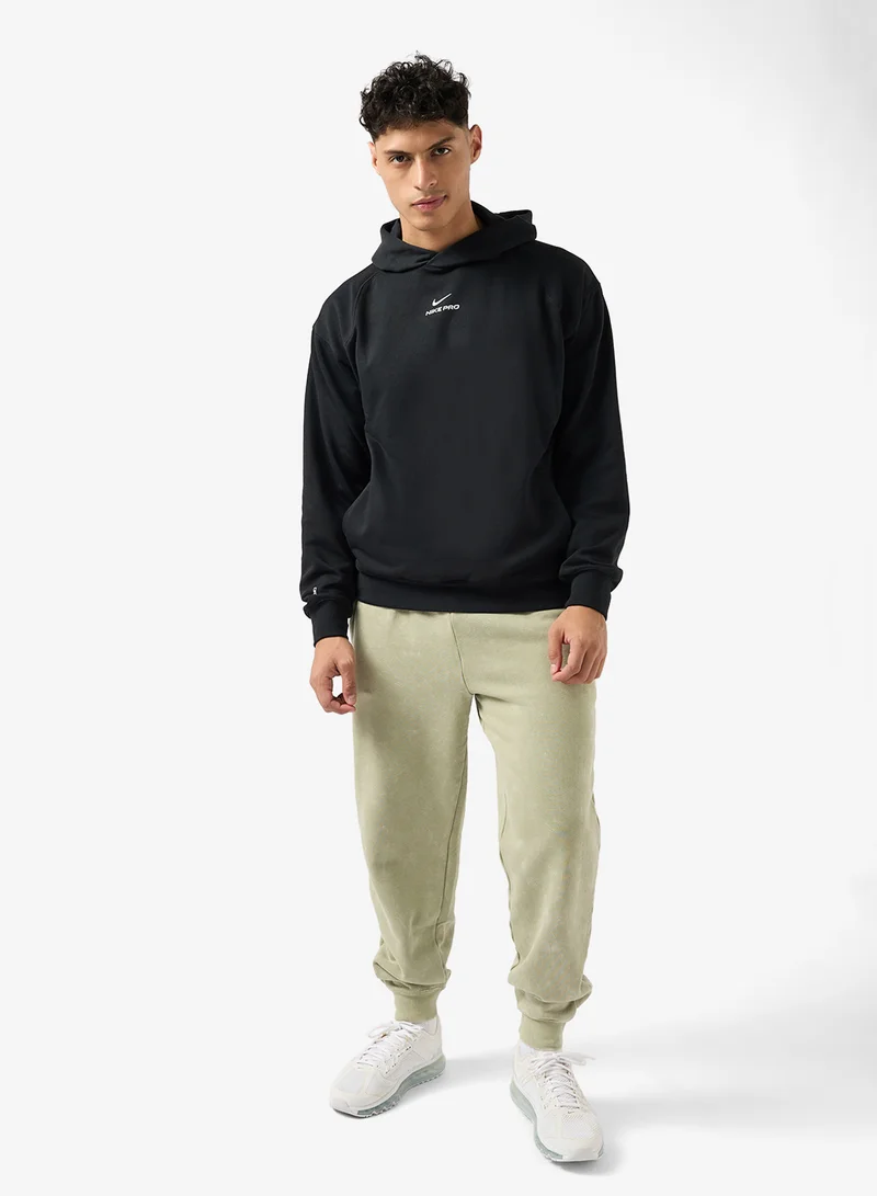 Nike – Nike BLACK/(WHITE) Pro Dri-Fit Midlayer Hoodie for Men | Best Price UAE