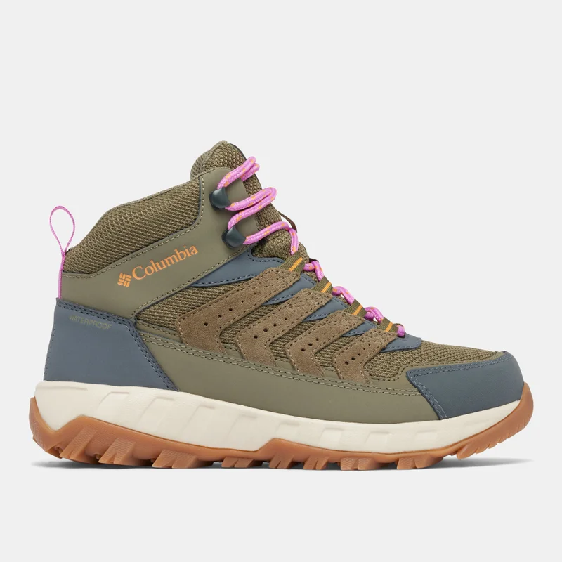 Columbia – Columbia Green Women’s Strata Trail Mid Waterproof Boots for Women | Best Price UAE