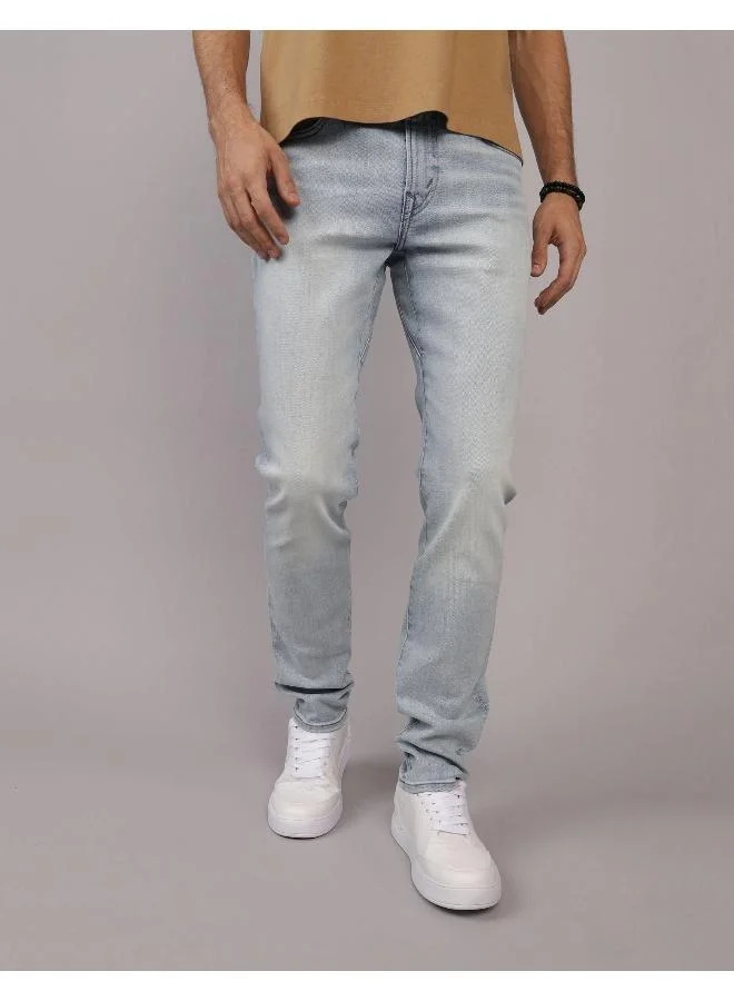 American Eagle - American Eagle SOFT BLUE AE 24/7 AirFlex+ Temp Tech Athletic Skinny Jean for Men | Best Price UAE