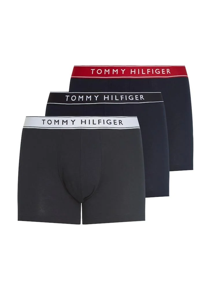 TOMMY HILFIGER – TOMMY HILFIGER Trunk With Waistband – 3 Pack for Men | Best Price UAE