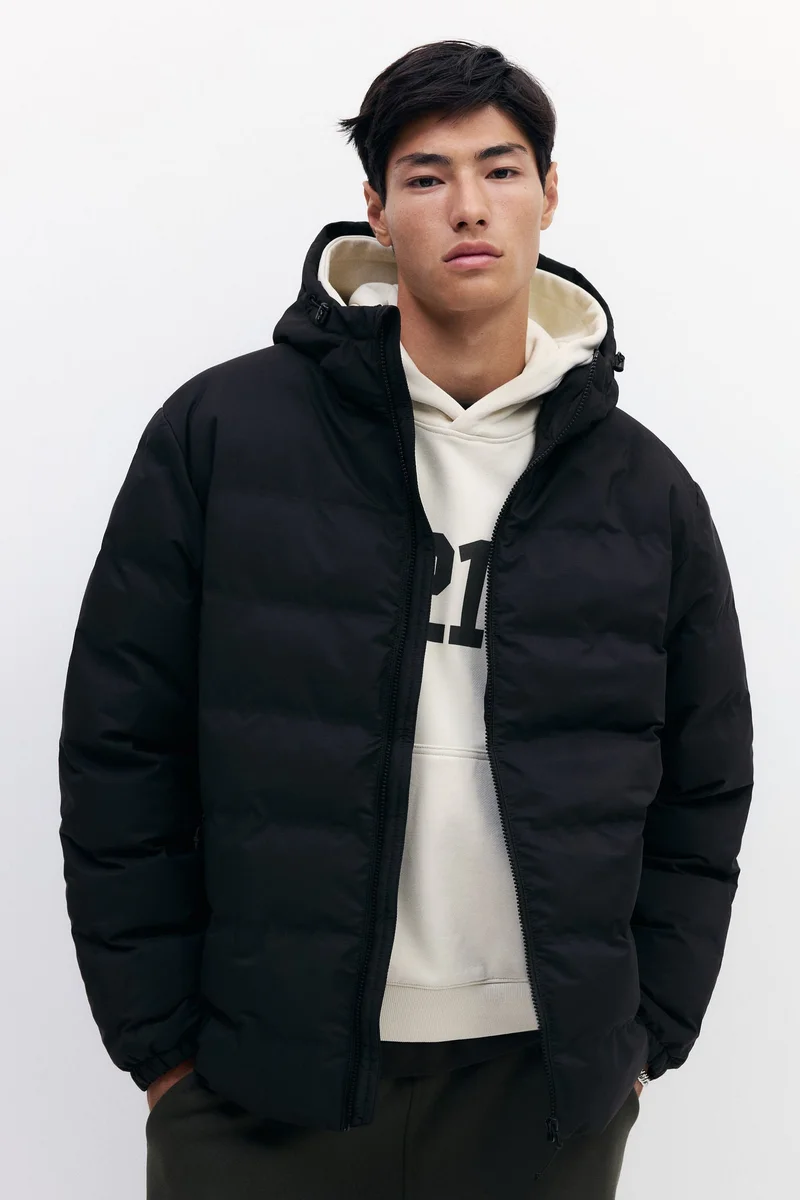 H&M - H&M Regular Fit Water-repellent puffer jacket for Men | Best Price UAE