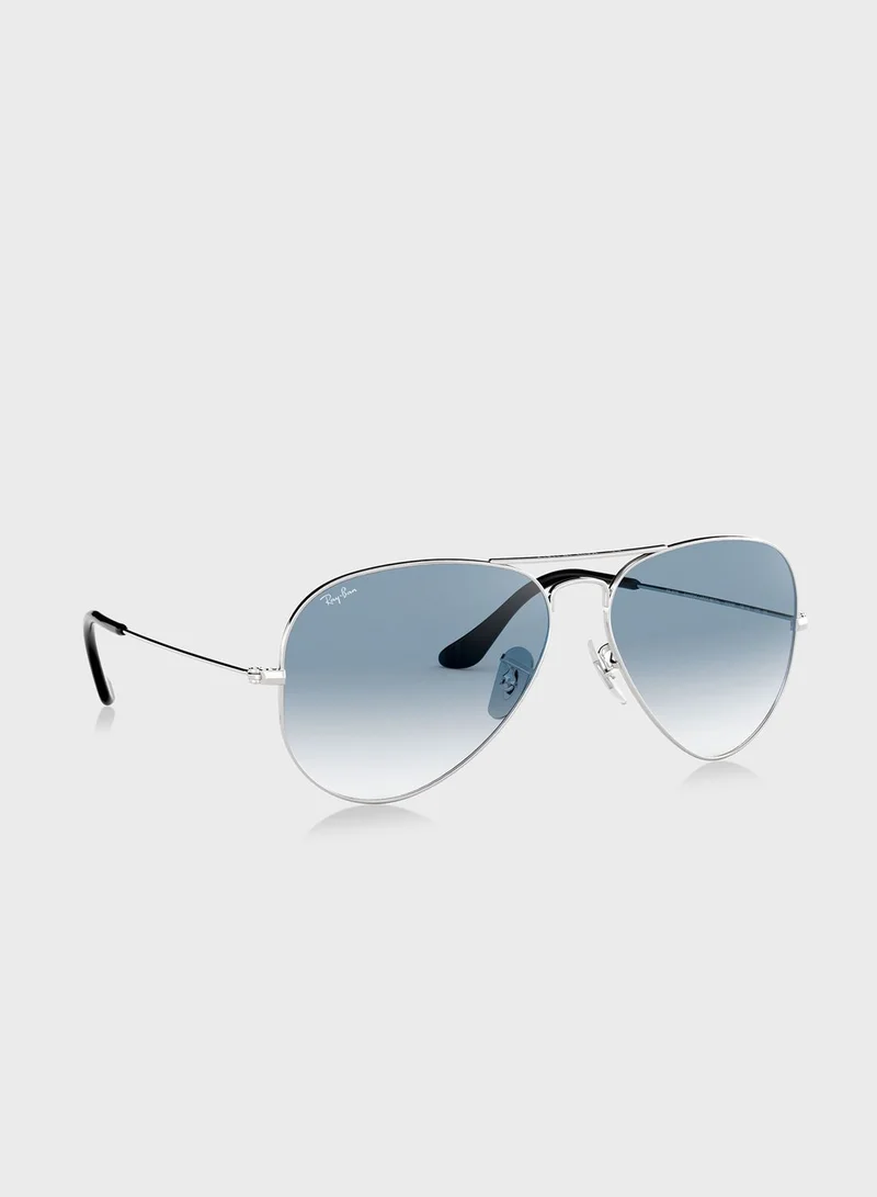 Ray-Ban – Ray-Ban 0Rb3025 Aviator Large Metal Sunglasses for Men | Best Price UAE