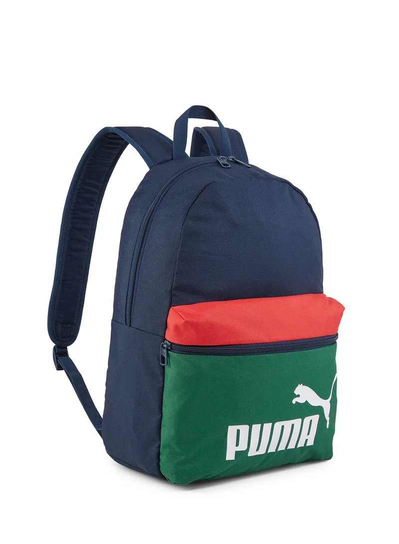 PUMA – PUMA club navy-vine-for all time red Phase Colorblock Backpack | Best Price UAE