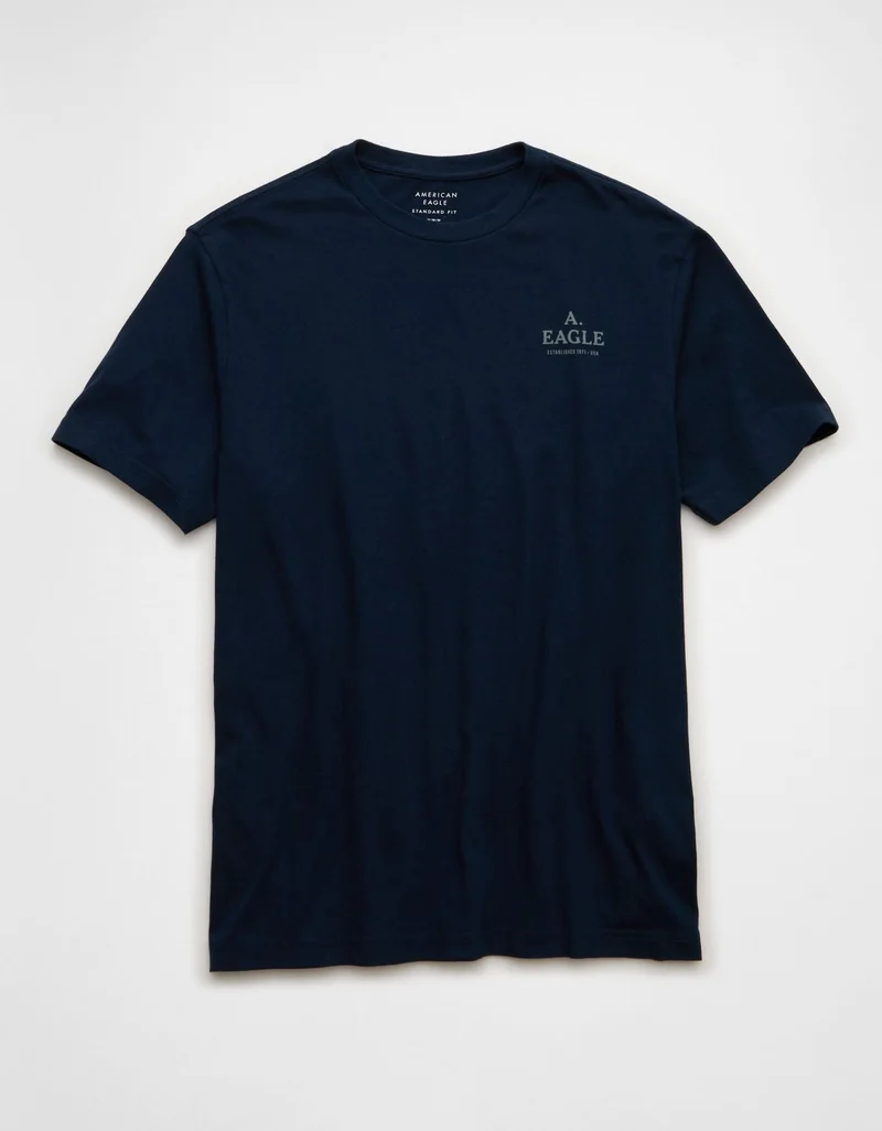 American Eagle - American Eagle AE Logo Graphic T-Shirt for Men | Best Price UAE