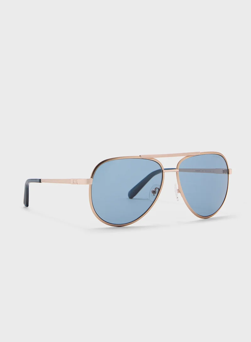GUESS – GUESS Metal Frame Aviator Sunglasses for Men | Best Price UAE