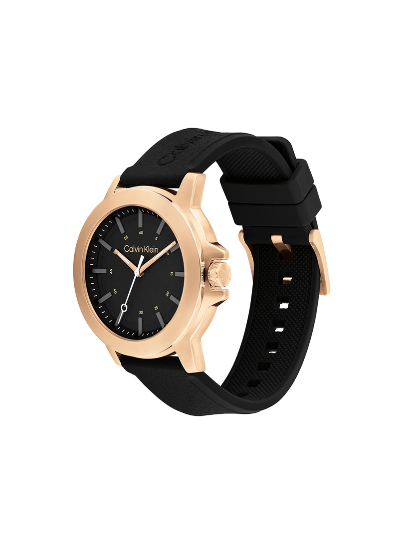 CALVIN KLEIN – CALVIN KLEIN Analogue Watch with Silicone Bracelet for Men | Best Price UAE