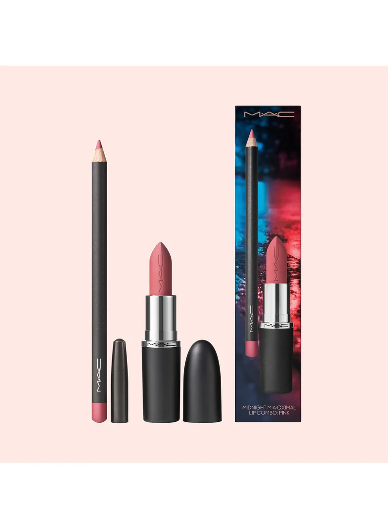 MAC Cosmetics – MAC Cosmetics Midnight MACximal Lip Combo: Pink for Women | Best Price UAE