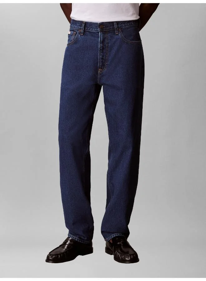 Calvin Klein Jeans – Calvin Klein Jeans 90s Topstitched Tapered Leg Jeans for Men | Best Price UAE