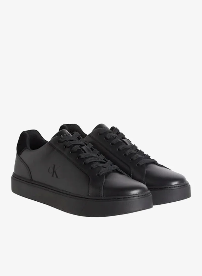 CALVIN KLEIN – CALVIN KLEIN Classic Leather Lace-Up Trainers for Men | Best Price UAE