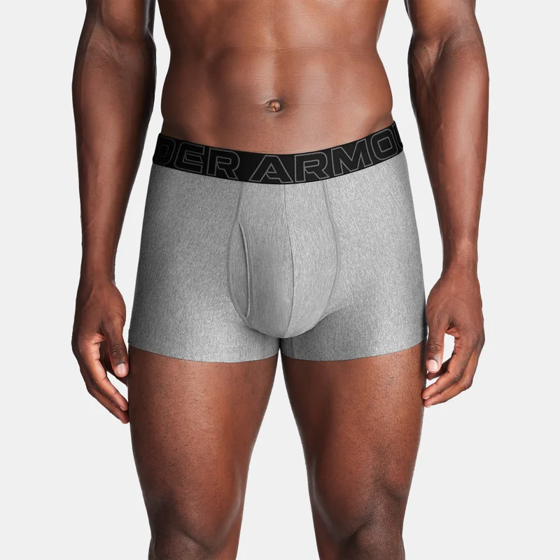 UNDER ARMOUR – UNDER ARMOUR Grey Men’s Performance Tech Boxers (3 Pieces) for Men | Best Price UAE