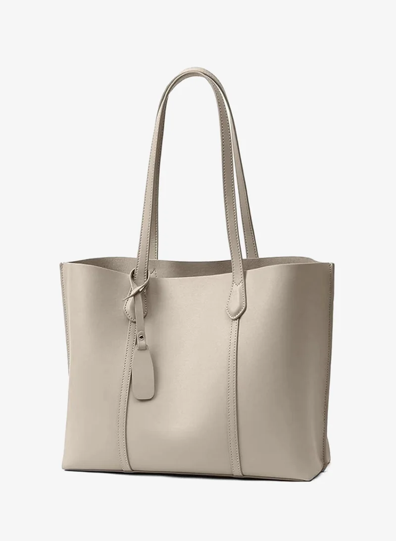 Ella – Ella BEIGE Tote Bag With Fob Detail for Women | Best Price UAE