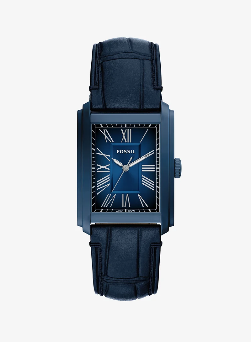 Fossil – Fossil Stainless Steel Leather Strap Analog Watch for Men | Best Price UAE