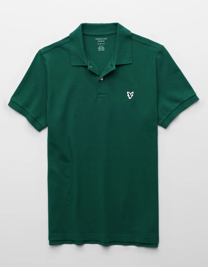 American Eagle - American Eagle AE Slim Flex Polo Shirt for Men | Best Price UAE