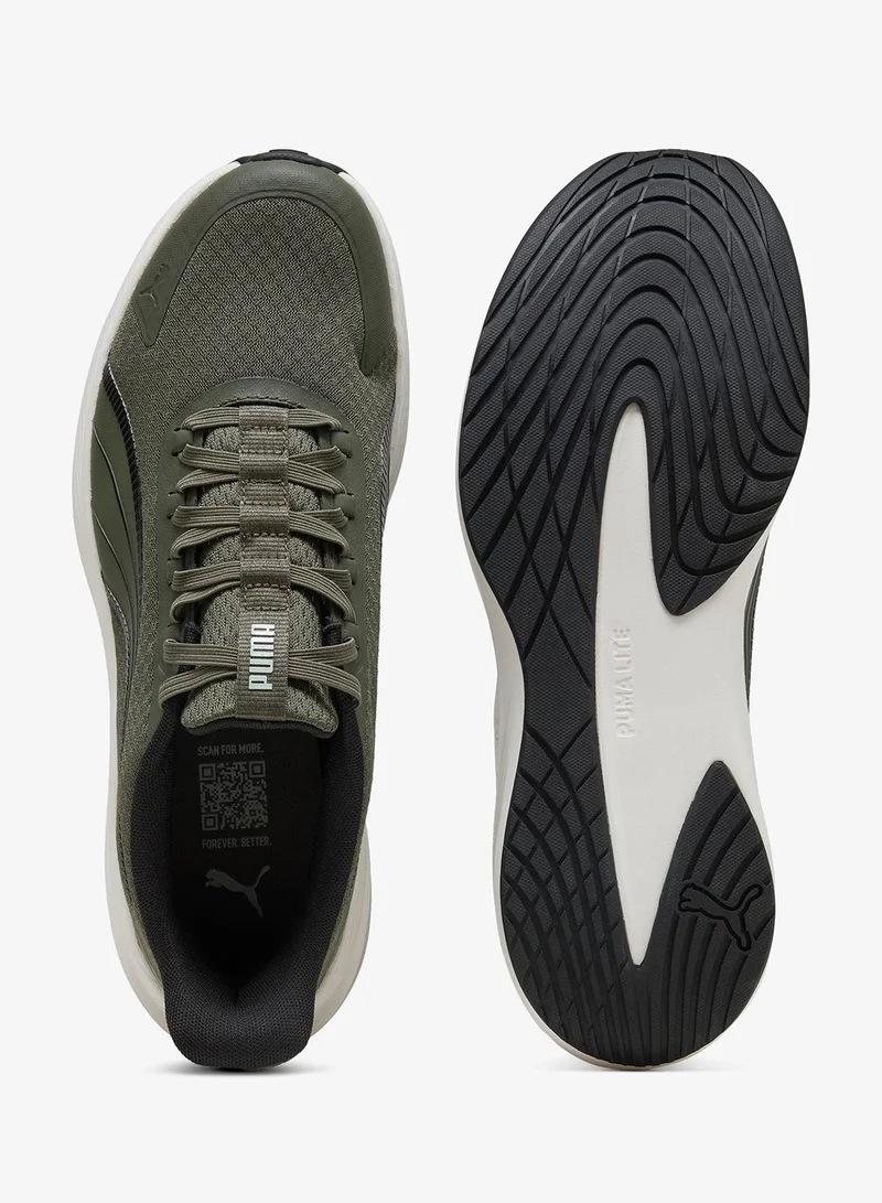 Puma – Puma Moss Veil-Warm White-PUMA Black-Soft Grass Dasher Lite Sliptech for Men | Best Price UAE